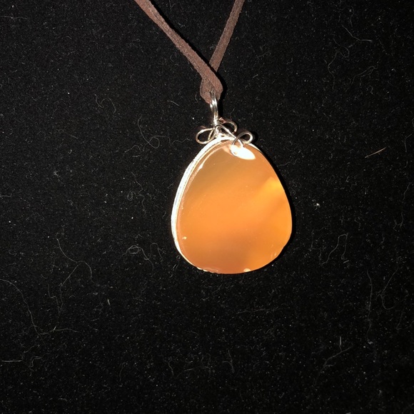 Wrapped Drury stone Necklace 18in. - Picture 4 of 4